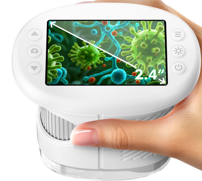 MiniBilim Dijital Mikroskop 🔬 – Çocuklar İçin 2.4” LCD Ekranlı Taşınabilir Keşif Mikroskobu